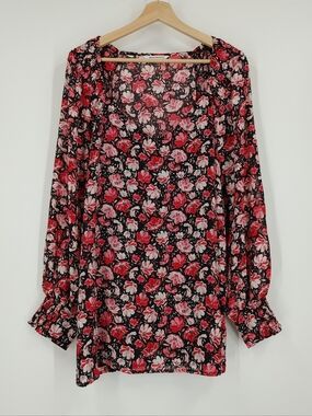 Penningtons Floral Chiffon Blouse